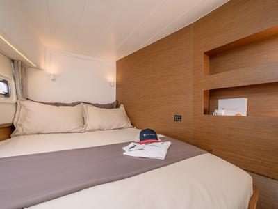 Cabin on Barney, a Lagoon 42 catamaran at Grad Trogir, Croatia