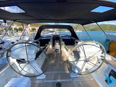 Cockpit of Wrungel, a Hanse Yachts Hanse 505 sailboat at Grad Rovinj, Croatia