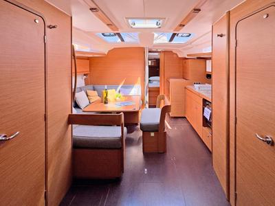 Galley of First Love, a Dufour 430 sailboat at Skradin, Croatia