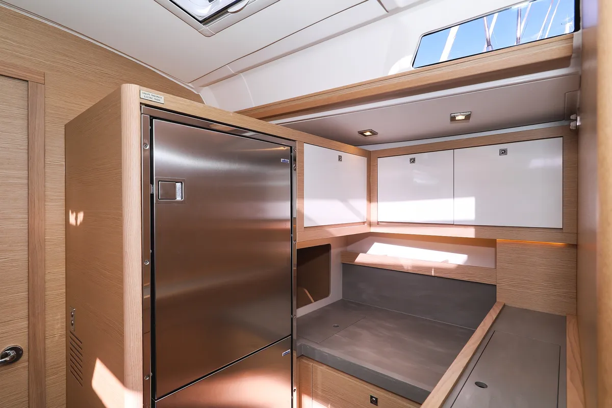 Galley of Kasper, a Dufour 530 sailboat at Grad Vodice, Croatia