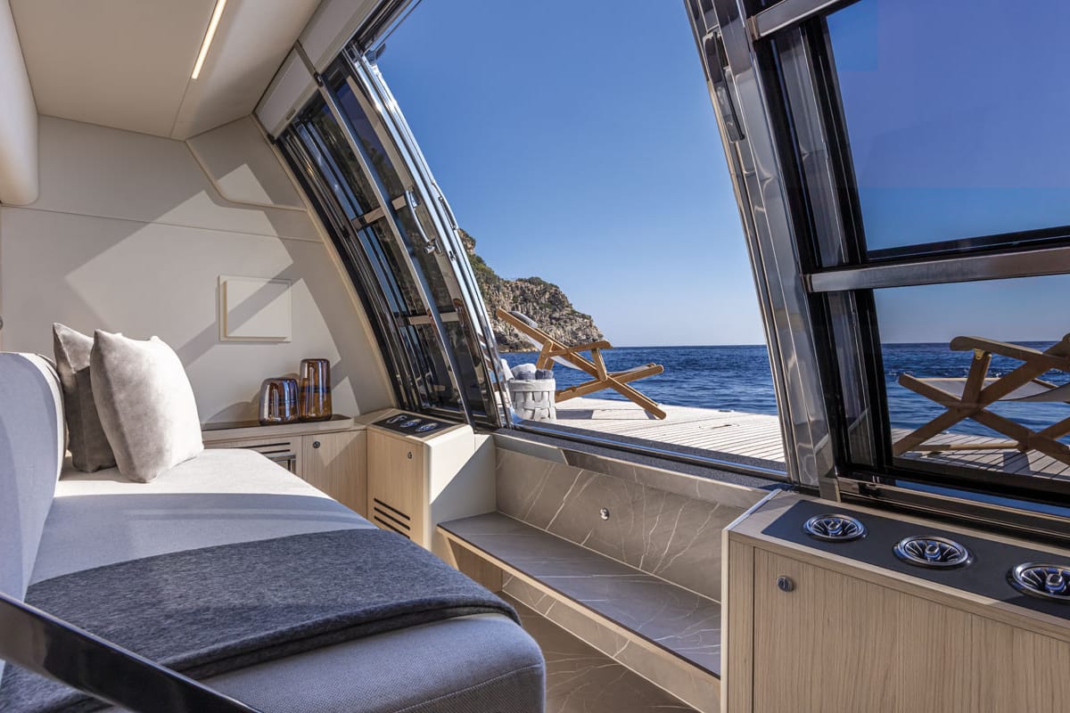 Cabin on Knitewear.Club 3, a Absolute Yachts Navetta 64 yacht at Općina Sukošan, Croatia