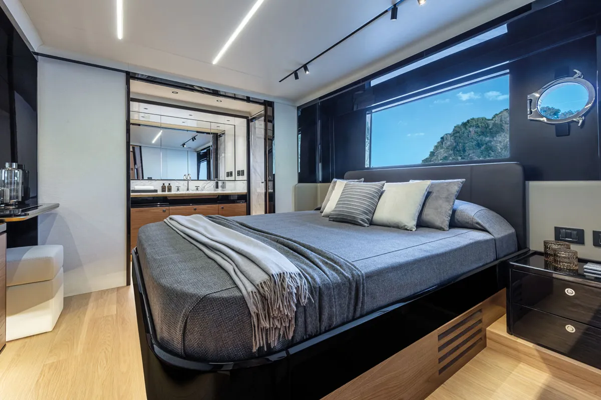 Deck of Knitewear.Club 3, a Absolute Yachts Navetta 64 yacht at Općina Sukošan, Croatia