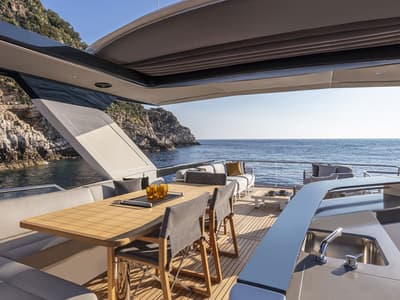 Salon of Knitewear.Club 3, a Absolute Yachts Navetta 64 yacht at Općina Sukošan, Croatia