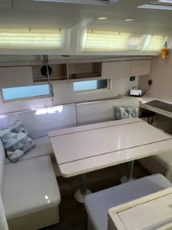 Kebiwan, a Beneteau Oceanis 46.1 sailboat at Athens, Greece