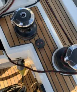 Kebiwan, a Beneteau Oceanis 46.1 sailboat at Athens, Greece