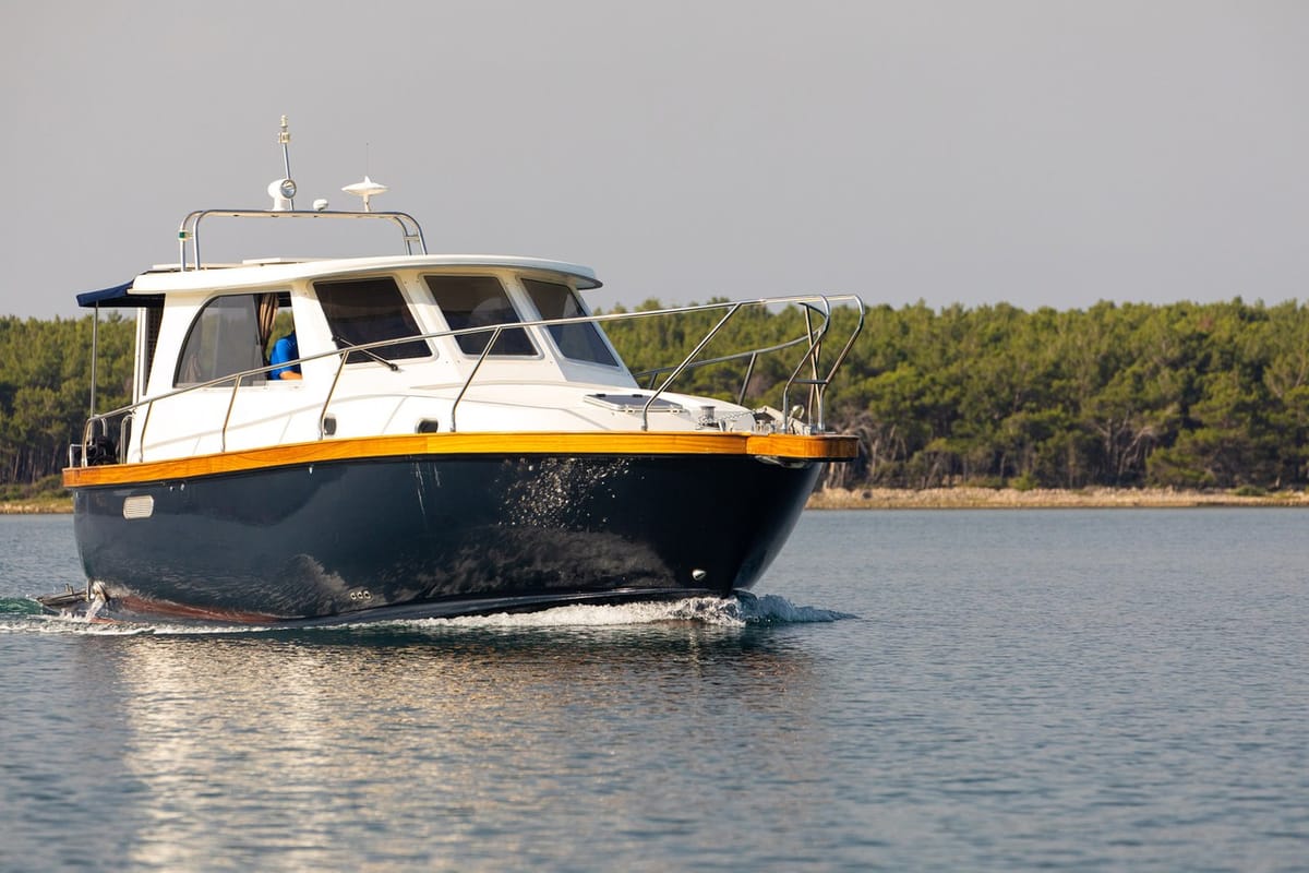 Deck of Paola, a Brodoremont Punat Adria Mare 38 yacht at Punat, Croatia