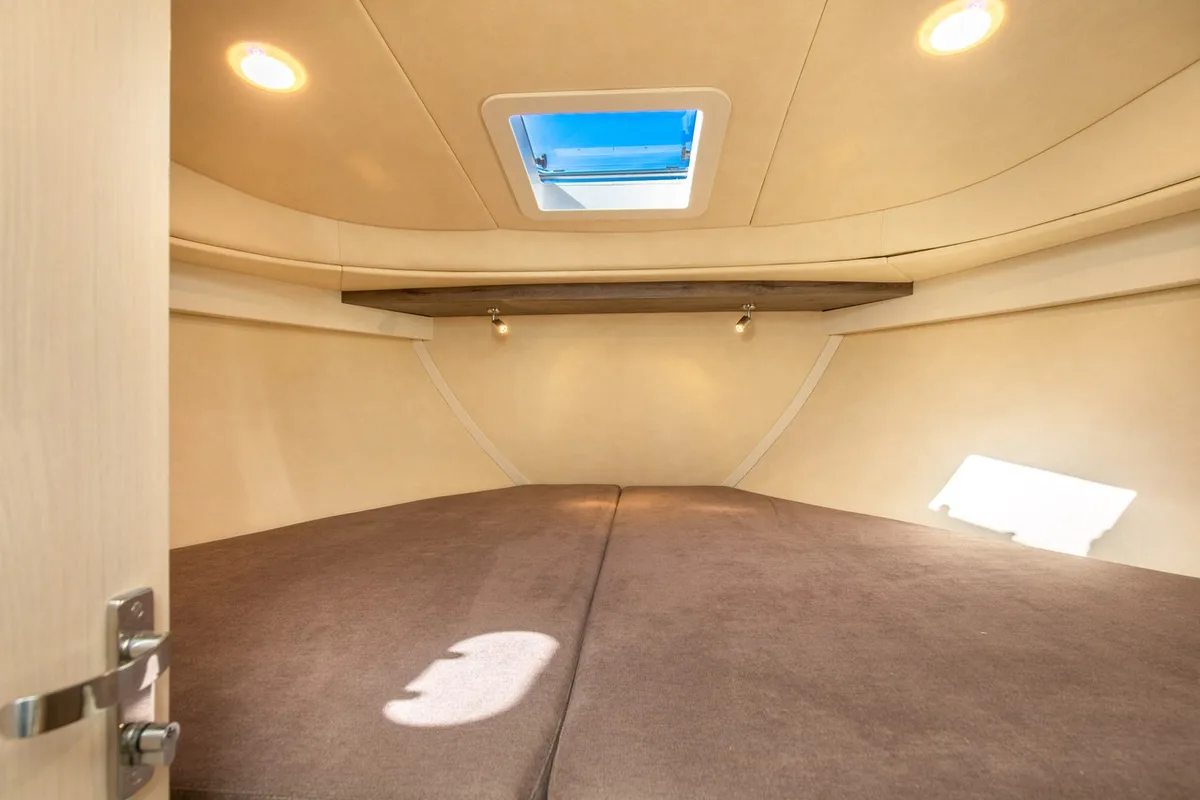 Cabin on Paola, a Brodoremont Punat Adria Mare 38 yacht at Punat, Croatia