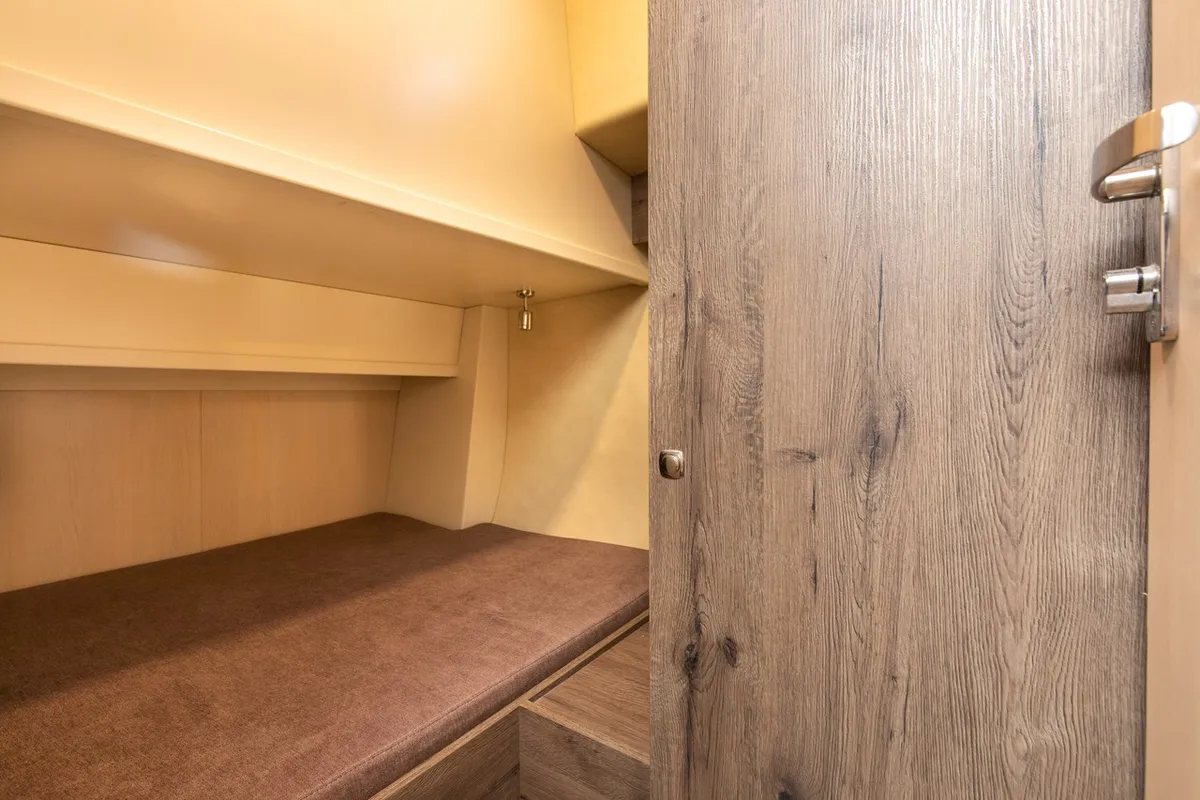 Cabin on Paola, a Brodoremont Punat Adria Mare 38 yacht at Punat, Croatia