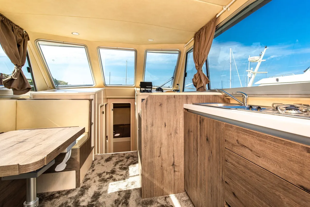 Salon of Paola, a Brodoremont Punat Adria Mare 38 yacht at Punat, Croatia