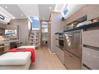 Salon of BOX OF CHOCOLATE, a Hanse Yachts Hanse 508 sailboat at Punat, Croatia