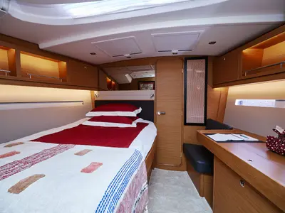 Cabin on KABUKI, a Dufour 56 Exclusive sailboat at Primošten, Croatia