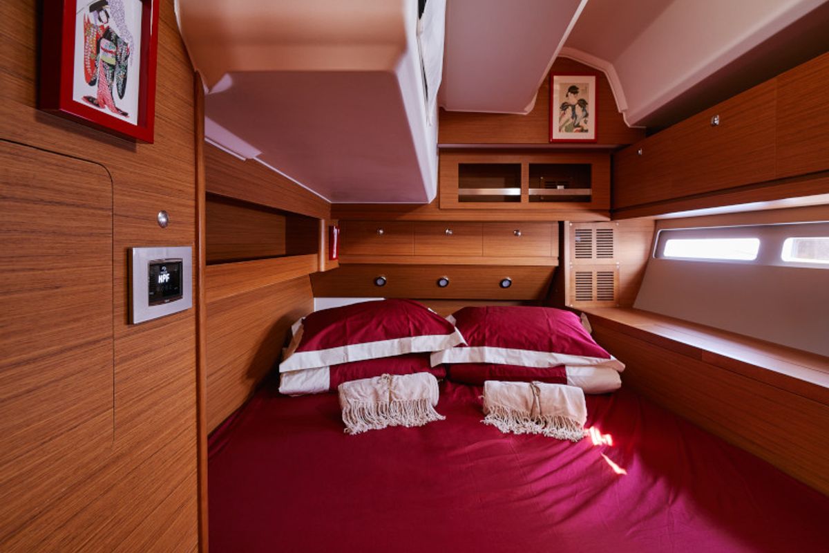Cabin on KABUKI, a Dufour 56 Exclusive sailboat at Primošten, Croatia