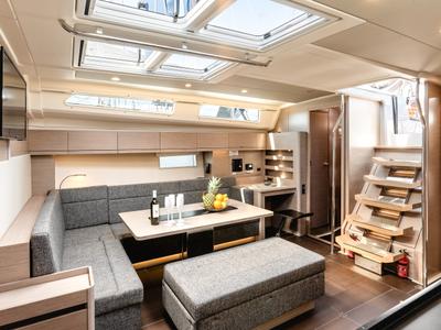 Salon of Ladies G, a Hanse Yachts Hanse 508 sailboat at Grad Šibenik, Croatia
