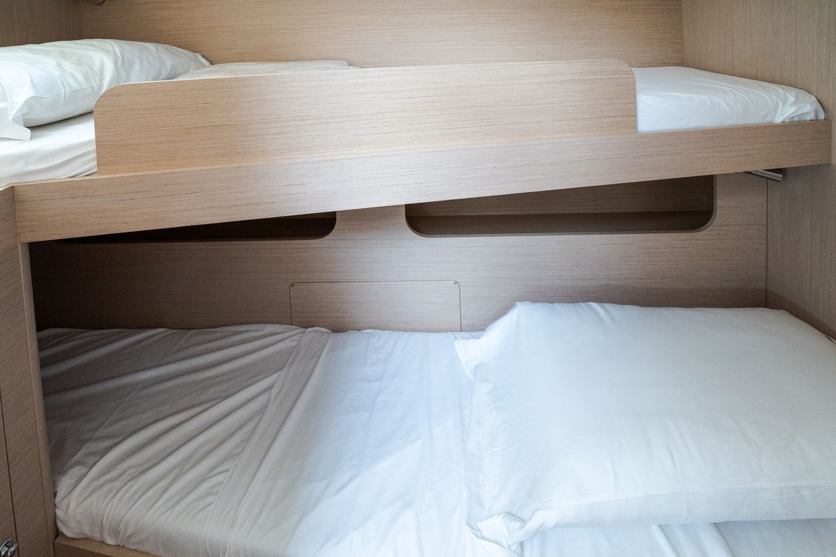Cabin on Agape - Premium line, a Beneteau Oceanis 51.1 sailboat at Rosignano Solvay, Italy