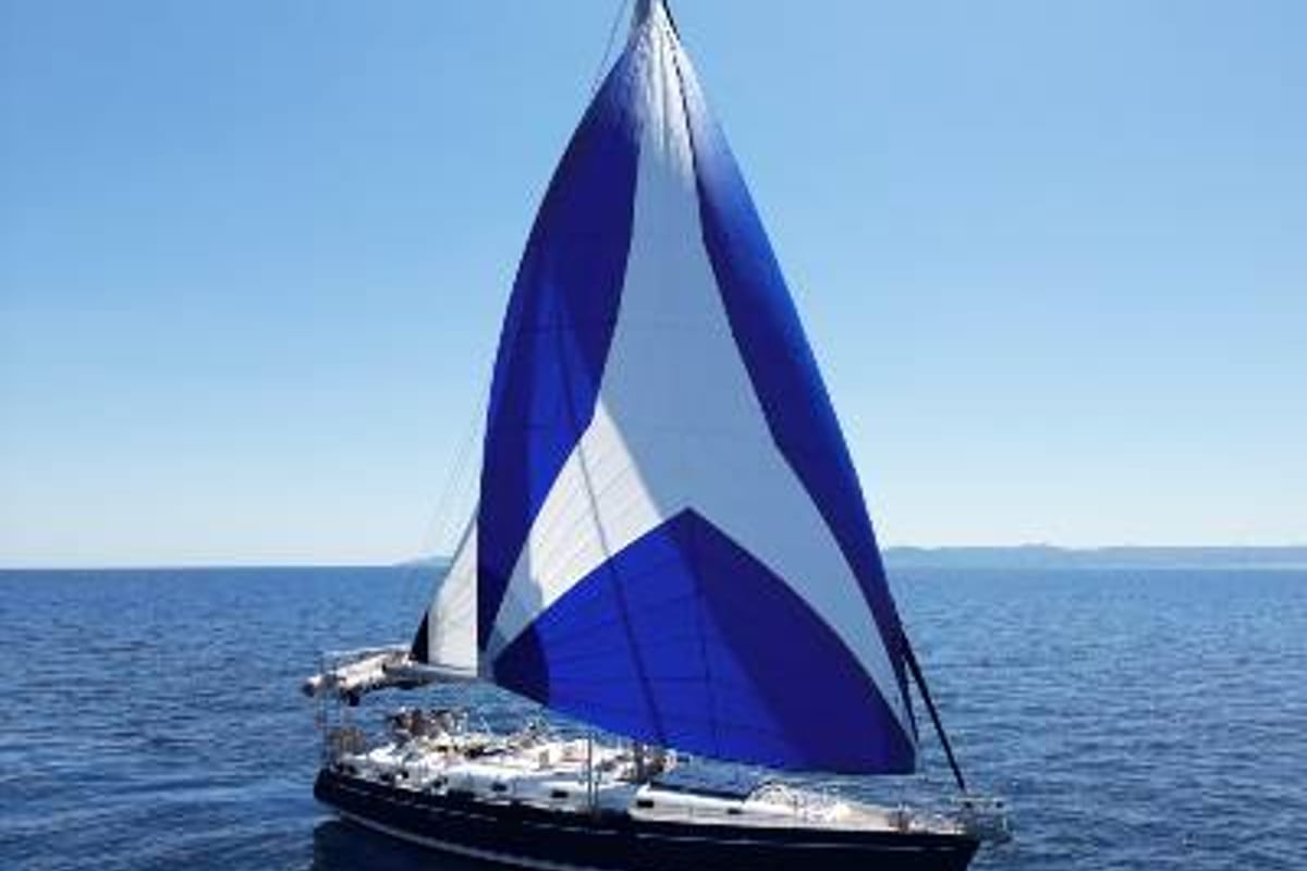 Galley of INTERMEZZO, a Beneteau 50 sailboat at Sithonia Municipal Unit, Greece