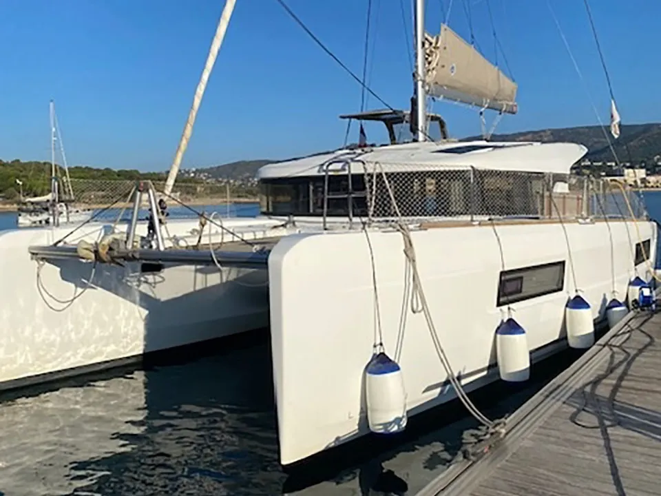 ESTEREL, a Lagoon Lagoon 40 catamaran at La Favière, France