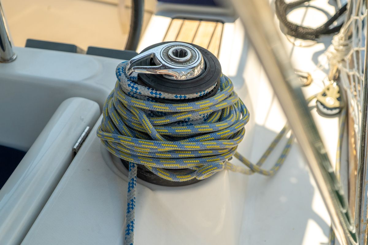 Premium, a Beneteau Oceanis 40 sailboat at Fethiye, Turkey