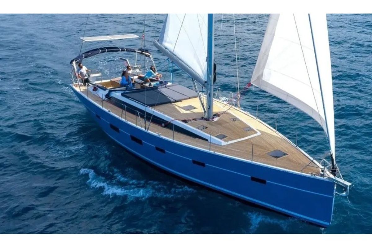 Exterior view of no_name, a D&D Kufner 54 sailboat at Općina Sukošan, Croatia