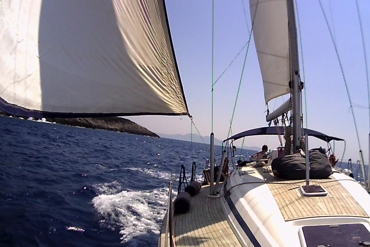 Kos 49, a Bavaria Bavaria 49 sailboat at Volos Municipality, Greece