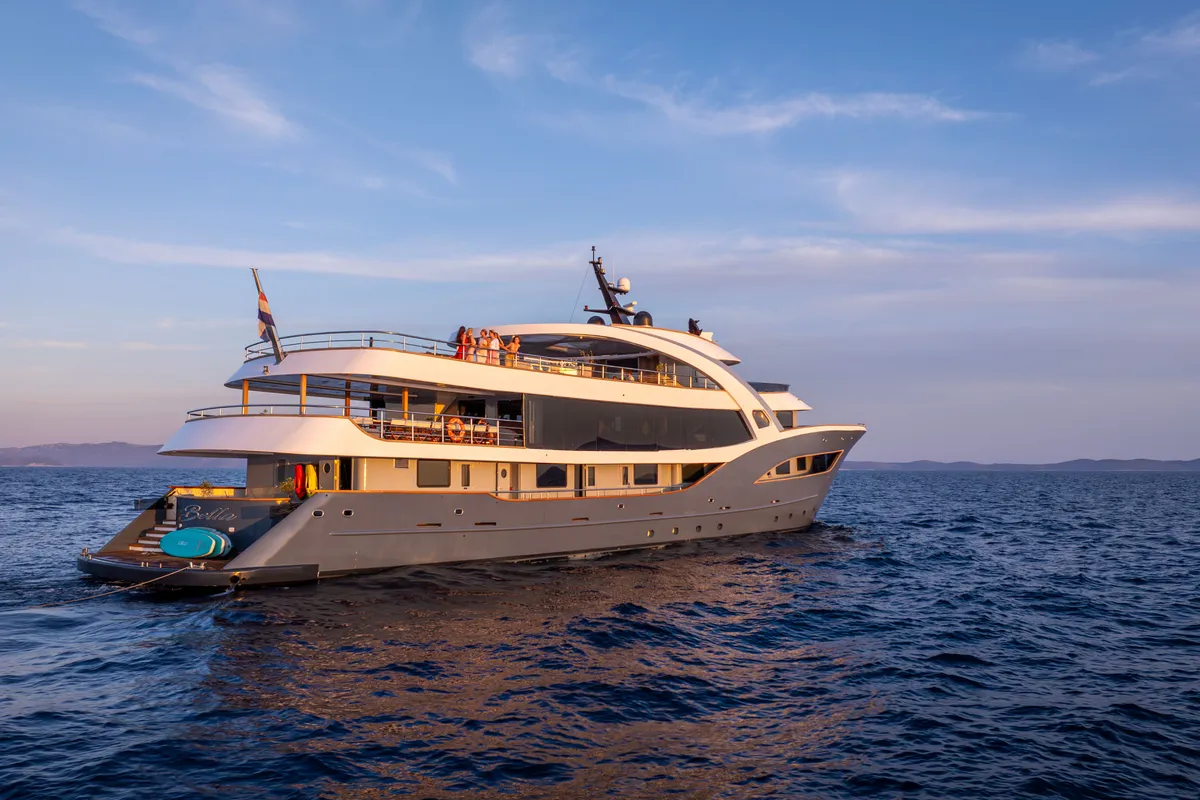 Bella, a Custom Built 157 motorboat at Split, Croatia