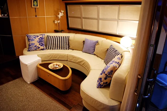 Salon of Noi Quattro, a Abacus Marine Abacus 70 yacht at Seget Donji, Croatia