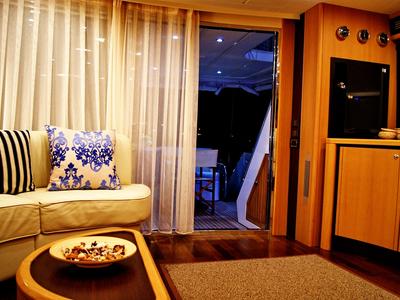 Salon of Noi Quattro, a Abacus Marine Abacus 70 yacht at Seget Donji, Croatia