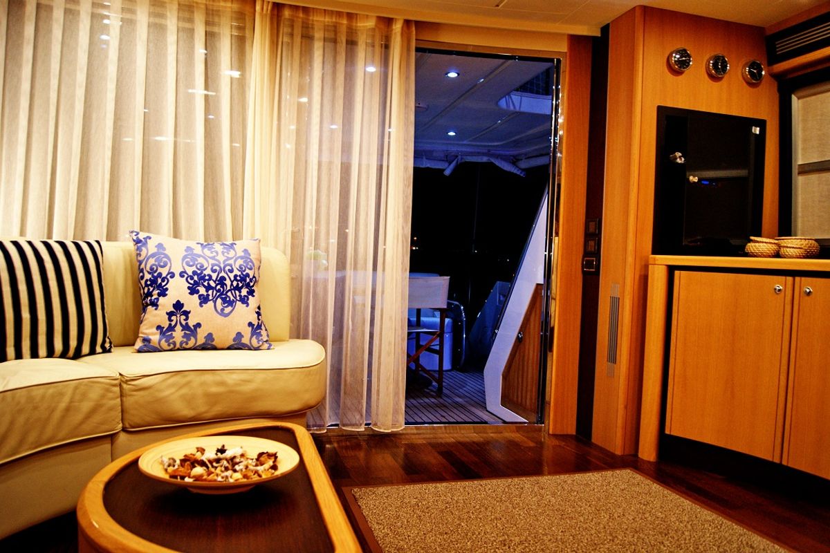 Salon of Noi Quattro, a Abacus Marine Abacus 70 yacht at Seget Donji, Croatia