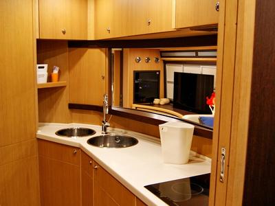 Galley of Noi Quattro, a Abacus Marine Abacus 70 yacht at Seget Donji, Croatia