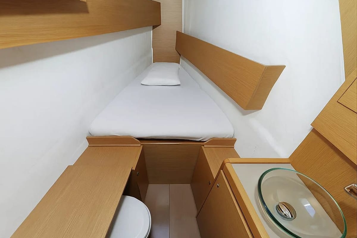 Cabin on Mark, a Dufour 48 Catamaran catamaran at Primošten, Croatia