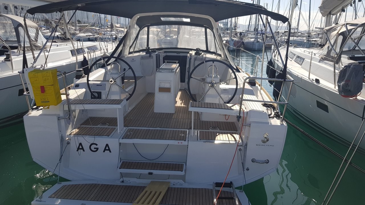 Aga, a Beneteau Oceanis 38.1 sailboat at Grad Biograd na Moru, Croatia