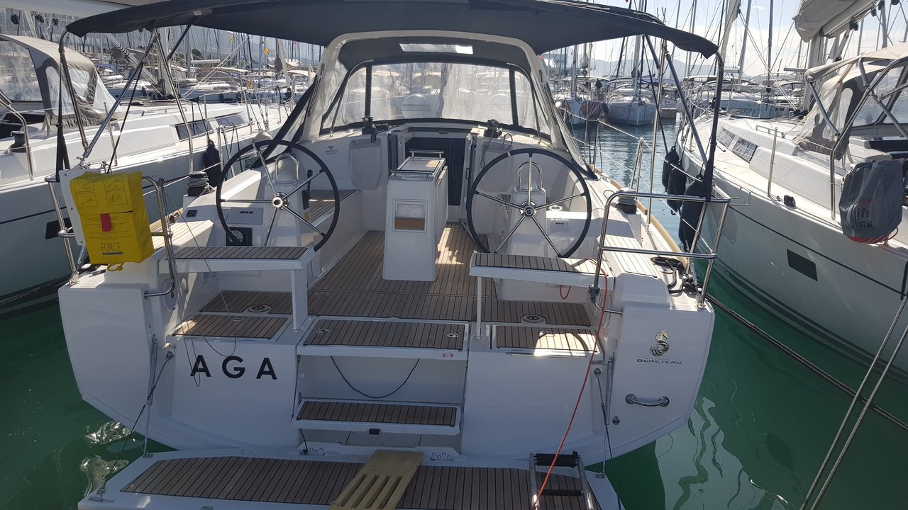 Aga, a Beneteau Oceanis 38.1 sailboat at Grad Biograd na Moru, Croatia