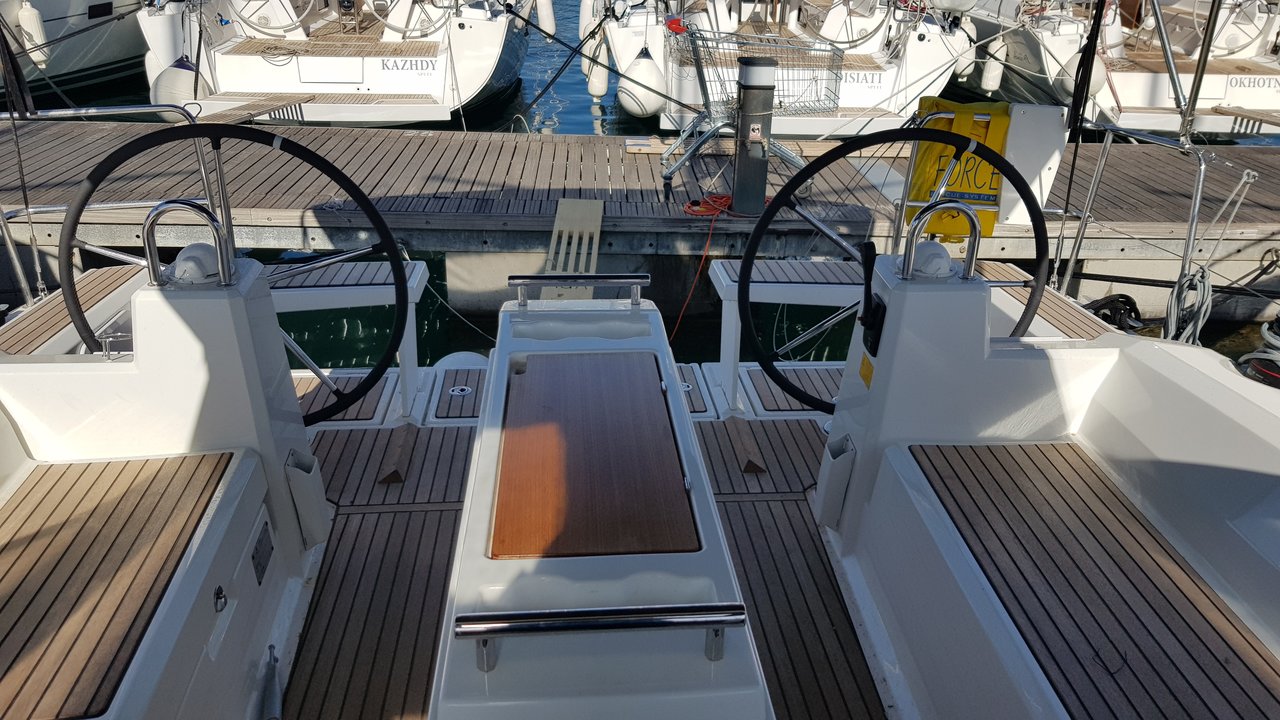 Aga, a Beneteau Oceanis 38.1 sailboat at Grad Biograd na Moru, Croatia