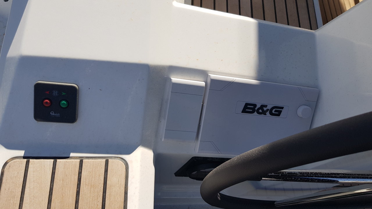 Aga, a Beneteau Oceanis 38.1 sailboat at Grad Biograd na Moru, Croatia