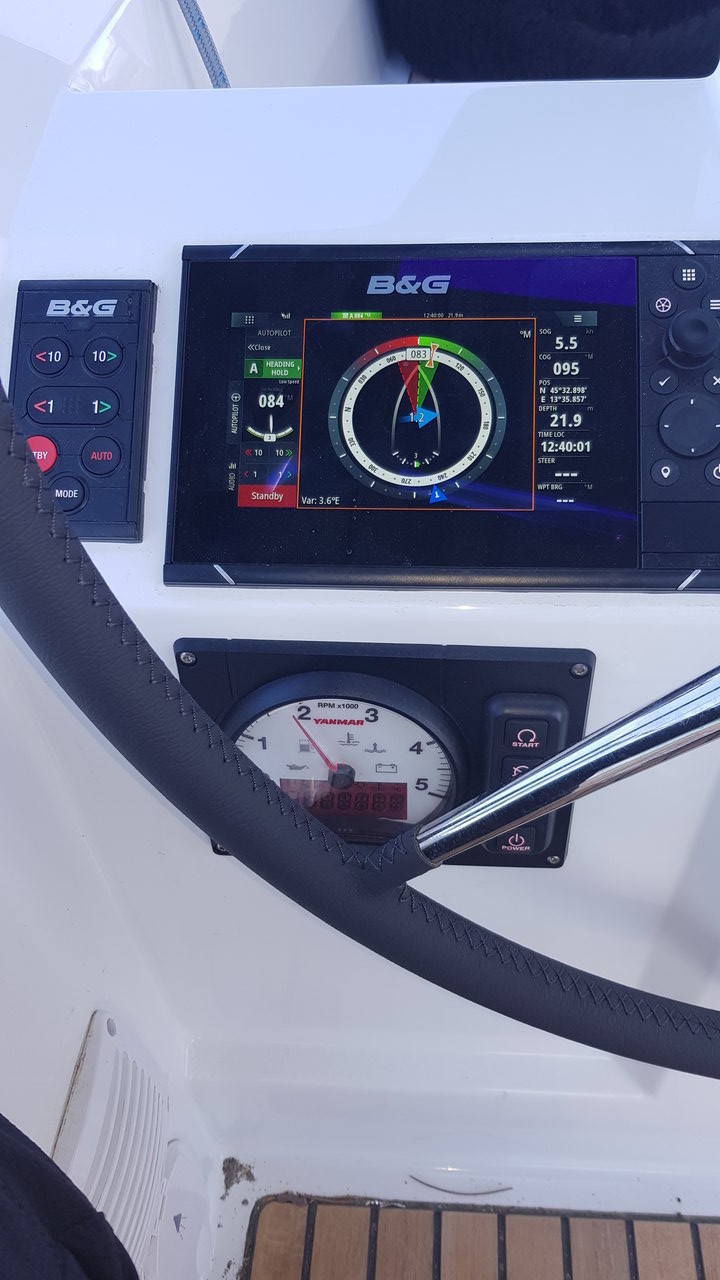 Aga, a Beneteau Oceanis 38.1 sailboat at Grad Biograd na Moru, Croatia