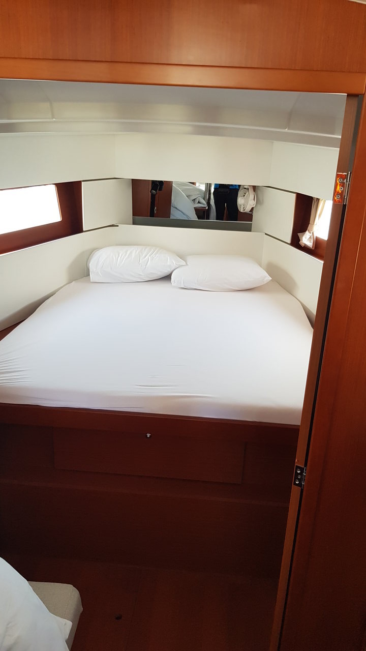 Aga, a Beneteau Oceanis 38.1 sailboat at Grad Biograd na Moru, Croatia