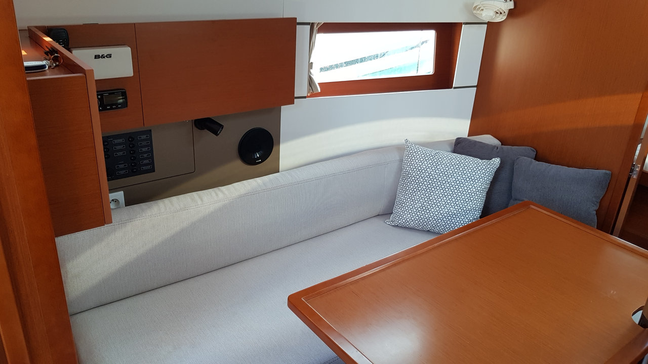 Aga, a Beneteau Oceanis 38.1 sailboat at Grad Biograd na Moru, Croatia