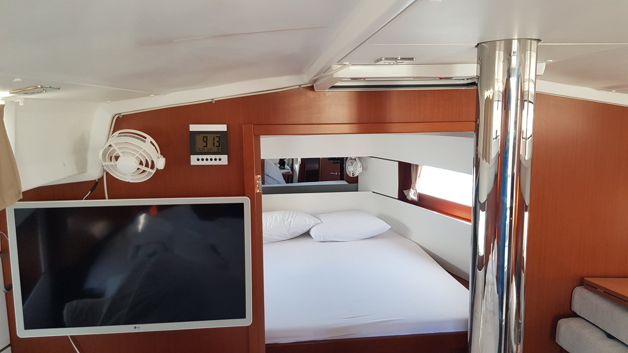 Aga, a Beneteau Oceanis 38.1 sailboat at Grad Biograd na Moru, Croatia