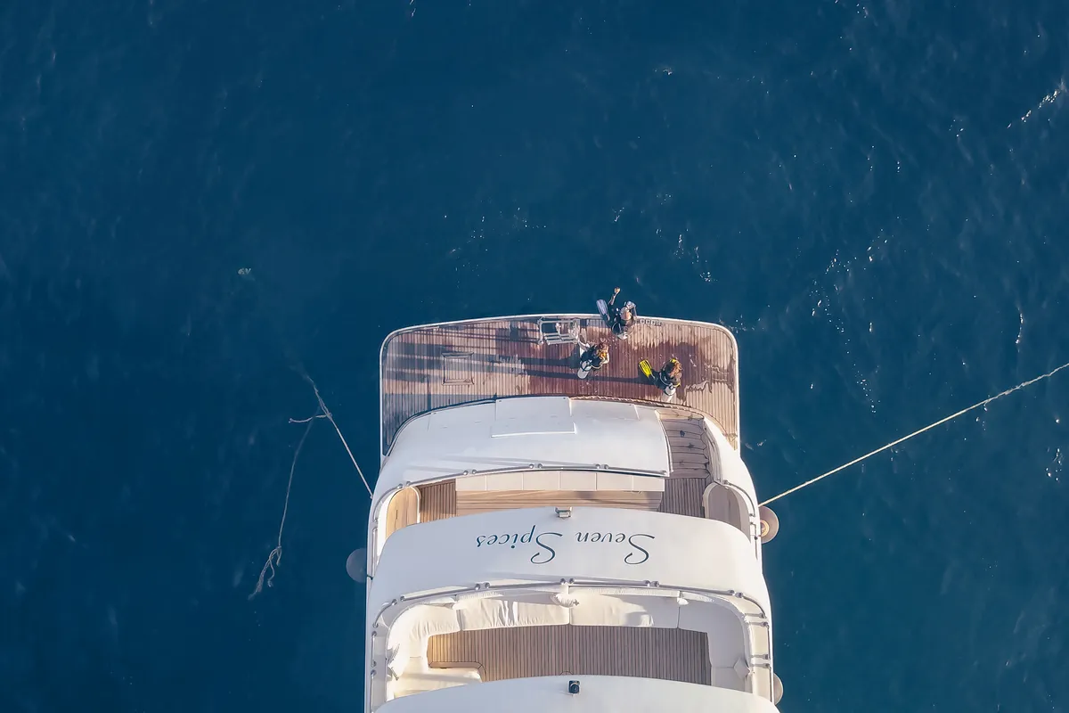 Exterior view of Seven Spices, a Gulet Luxury Motor Yacht yacht at El Gouna, Egypt