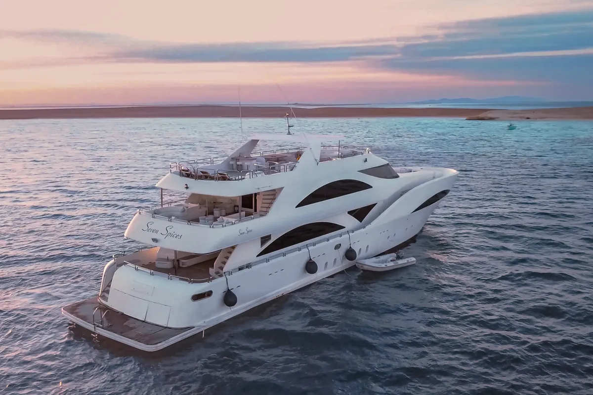 Exterior view of Seven Spices, a Gulet Luxury Motor Yacht yacht at El Gouna, Egypt