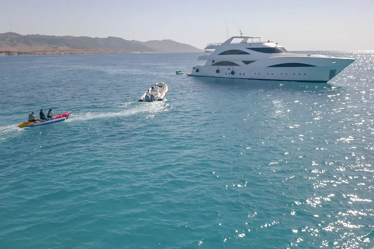 Exterior view of Seven Spices, a Gulet Luxury Motor Yacht yacht at El Gouna, Egypt