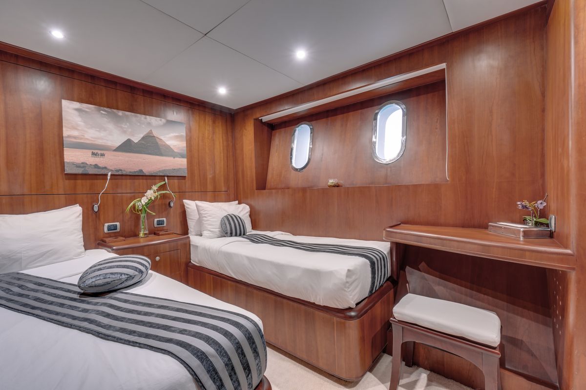 Cabin on Seven Spices, a Gulet Luxury Motor Yacht yacht at El Gouna, Egypt