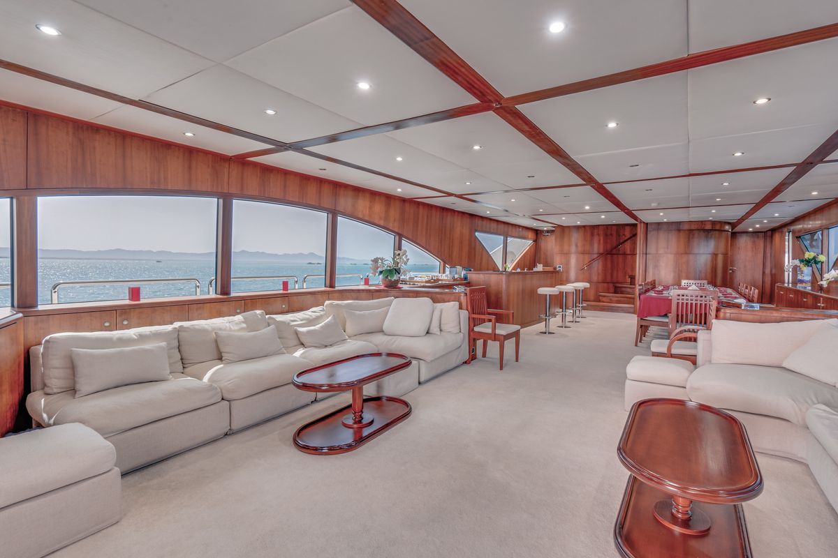 Salon of Seven Spices, a Gulet Luxury Motor Yacht yacht at El Gouna, Egypt