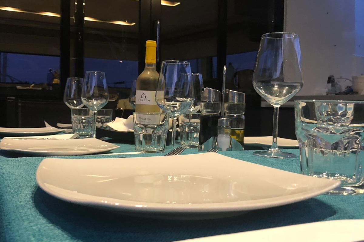 Deck of OHANA, a Lagoon 50 catamaran at Capo d'Orlando, Italy