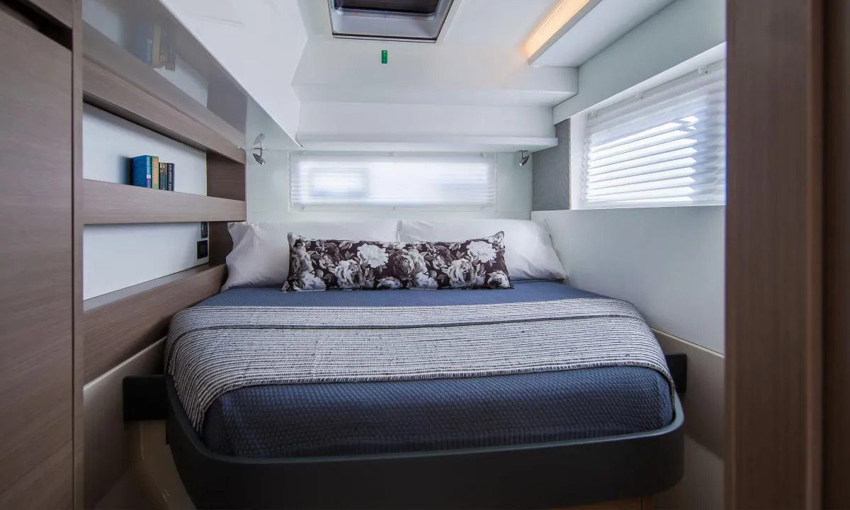 Cabin on Moorings 4200/3/3 Club, a Leopard 42 catamaran at Road Town, British Virgin Islands