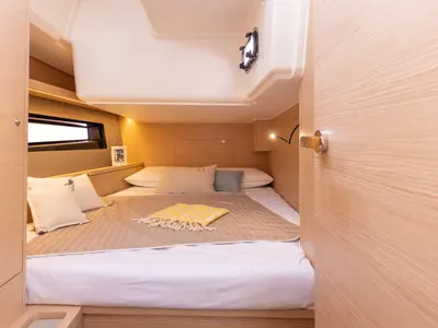 Cabin on Sunsail 41.3 Premium, a Dufour 41 sailboat at Dubrovnik, Croatia