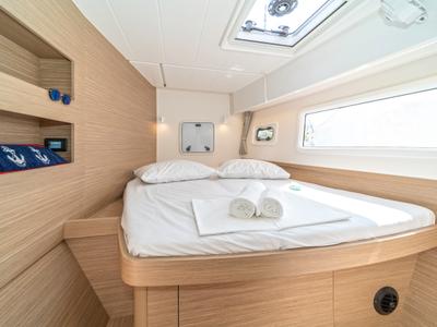 Cabin on First Adventure, a Lagoon 42 catamaran at Skradin, Croatia