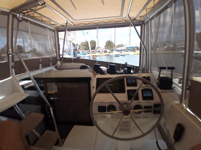 Salon of Nostos, a Fountaine Pajot Astrea 42 catamaran at Municipal Unit of Lefkada, Greece