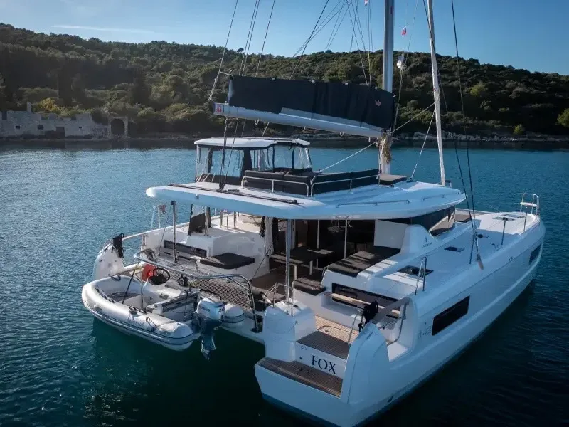 Fox, a Lagoon Lagoon 43 catamaran at Seget Donji, Croatia