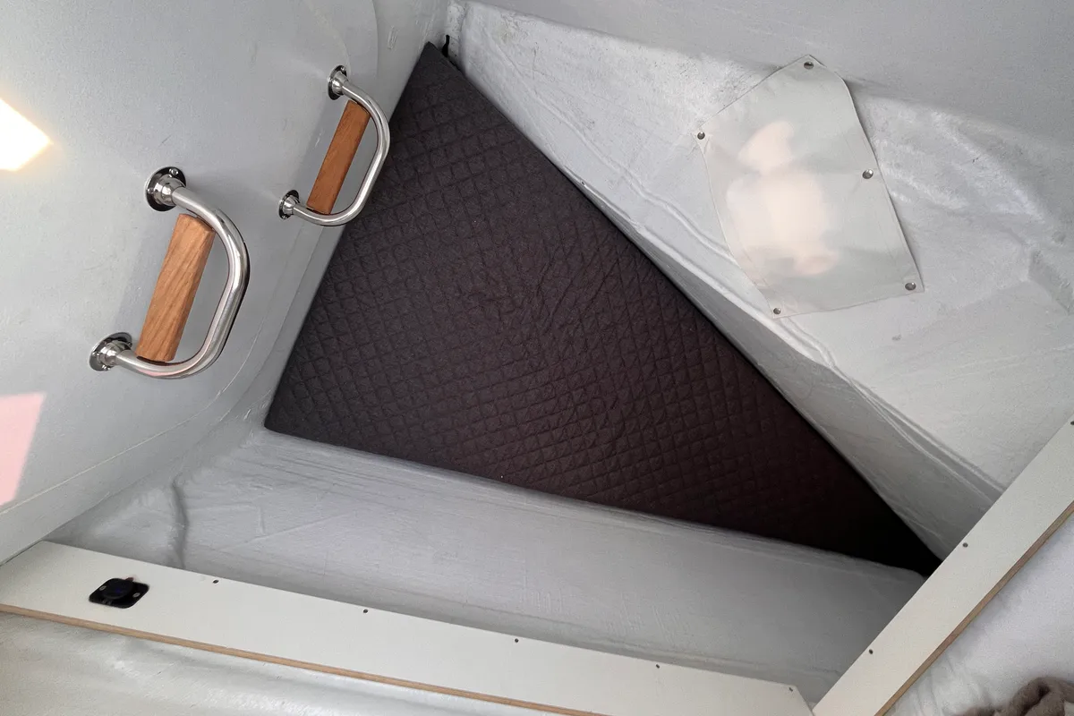Cabin on Noni, a Bali 4.6 catamaran at Lavreotiki Municipal Unit, Greece