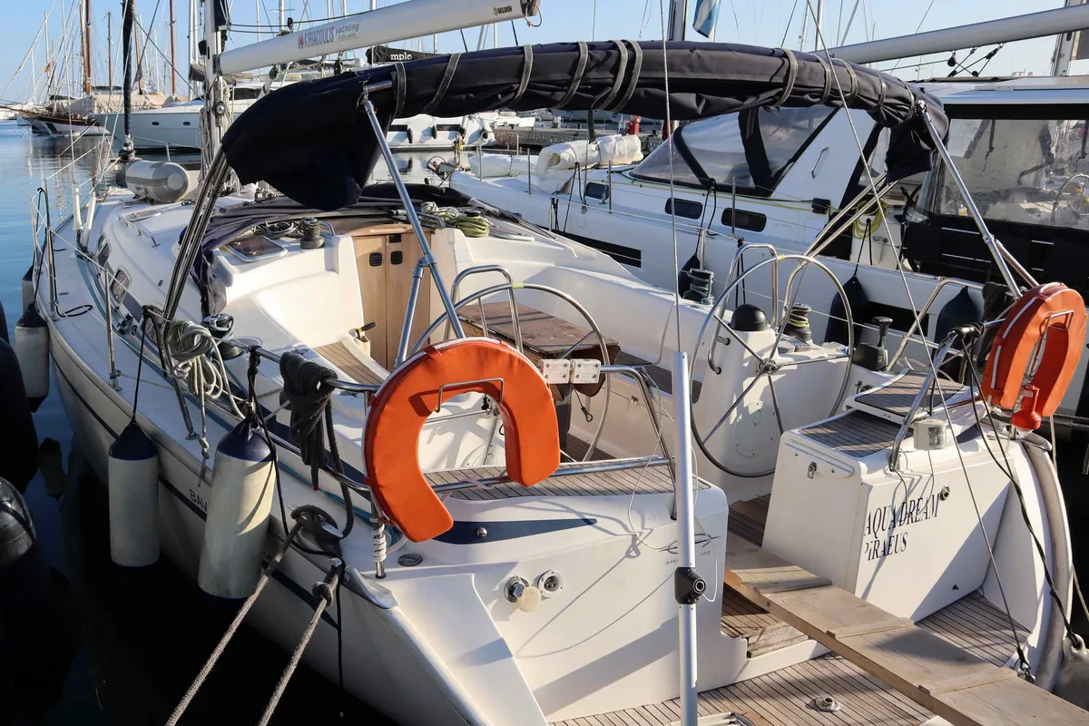 AQUA DREAM, a Bavaria Bavaria 43 Cruiser sailboat at Municipal Unit of Nea Peramos, Greece